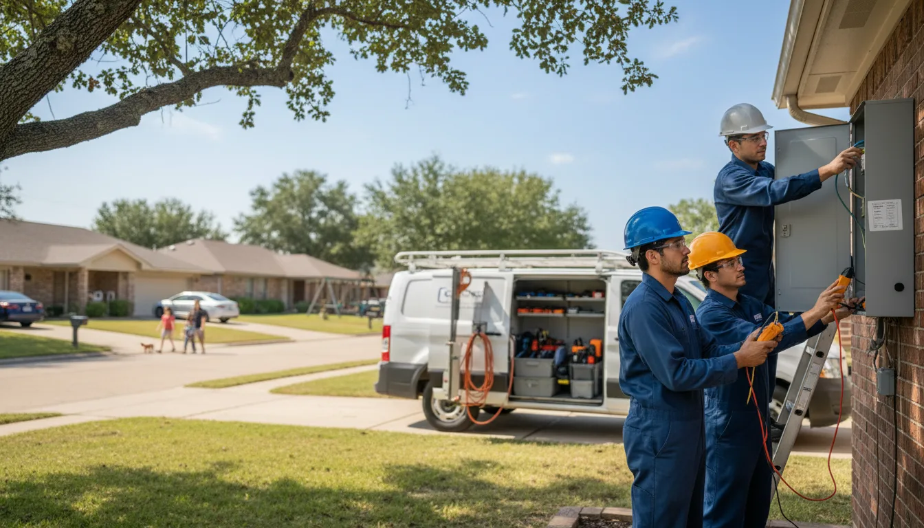 Certified electrician providing emergency electrical services in Adah, PA